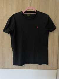 Koszulka Polo Ralph Lauren S M slim fit czarna tshirt viral hit