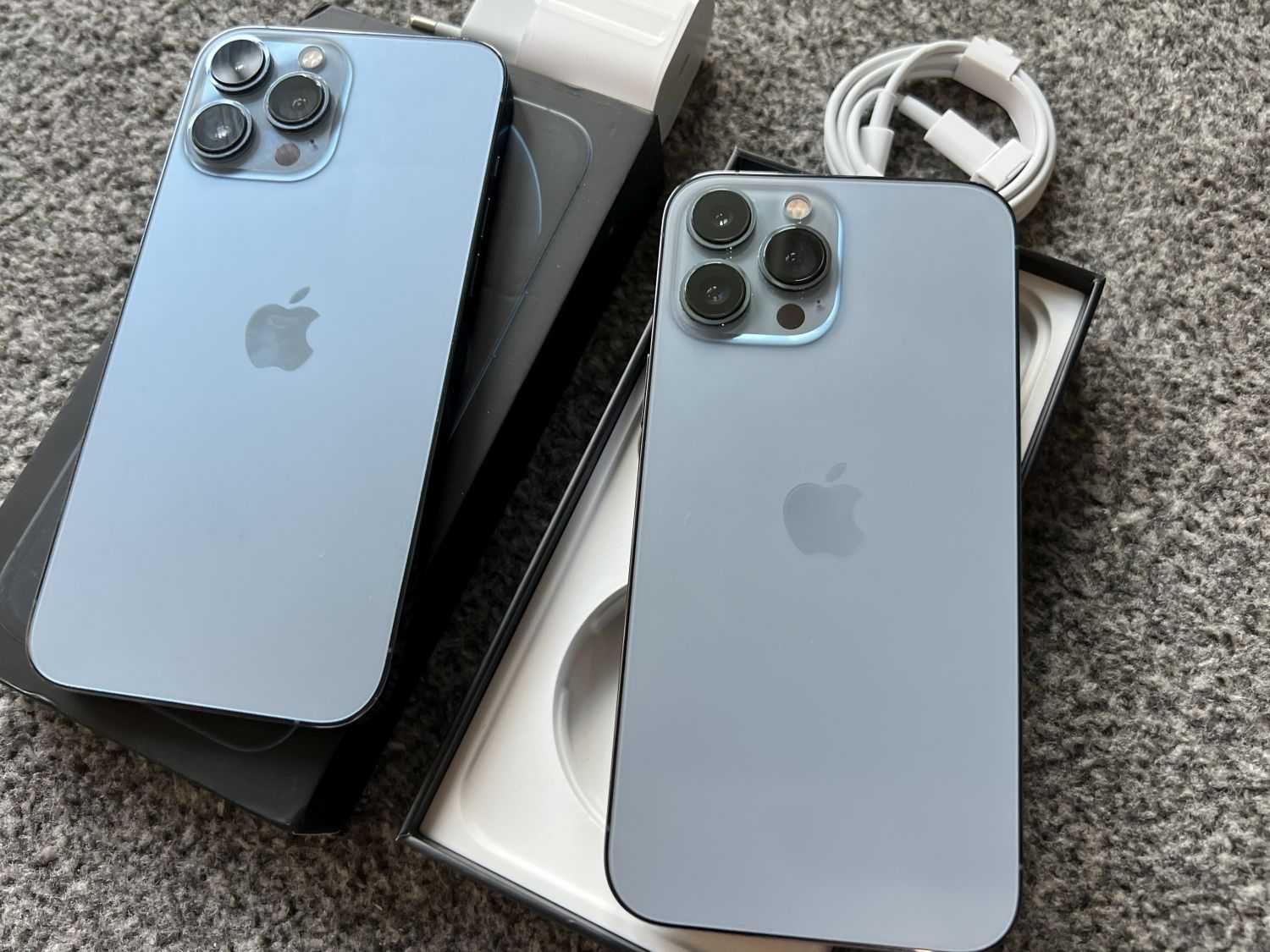 iPhone 13 Pro Max 512GB BLUE NIEBIESKI Pacific Bateria 96% Gwarancja
