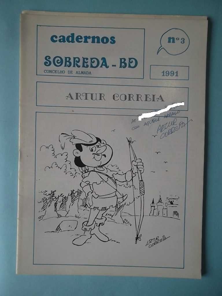 Cadernos Sobreda BD Nº 1 a 12, mais edição extra.