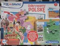 Dwustronne puzzle Odkrywamy Polskę Clementoni 7+