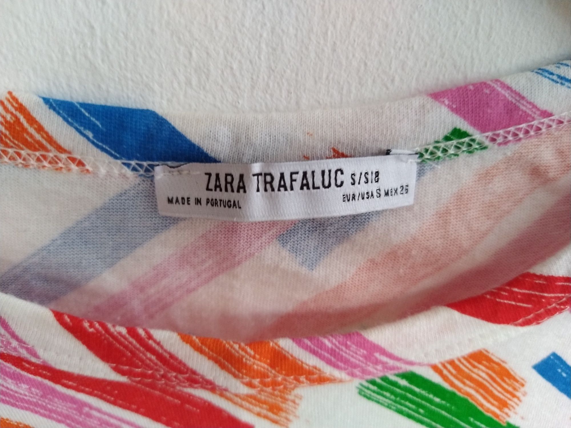 T-shirt às riscas - Zara Trafaluc - Tamanho S