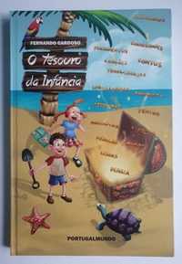 Livro leitura juvenil O tesouro da infância, escritor Fernando Cardoso