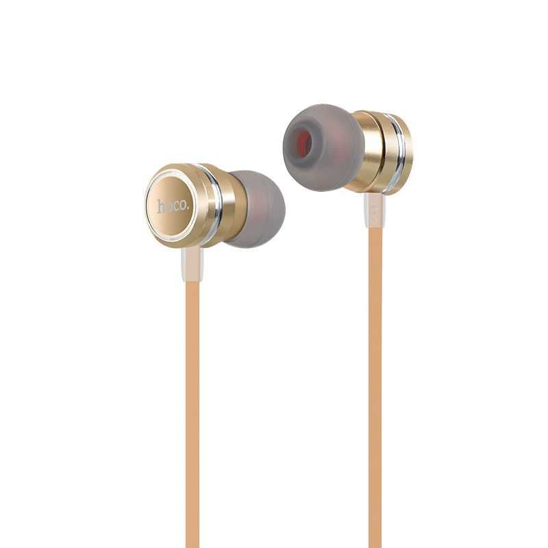 Hoco Słuchawki Audio Uniwersalne M16 jack 3.5mm złote