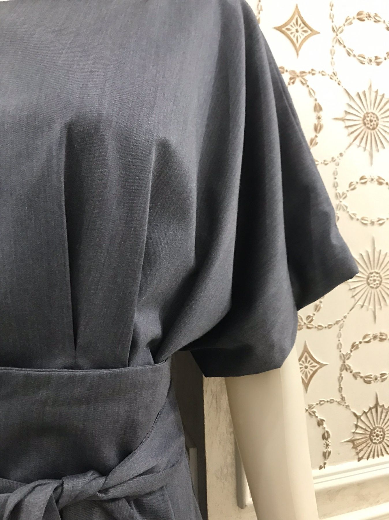 Дизайнерское платье серого цвета Andrea Crocetta (Италия)