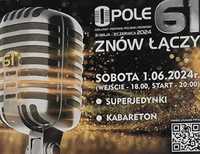 Bilety KFPP OPOLE 2024 sobota Superjedynki, Kabareton