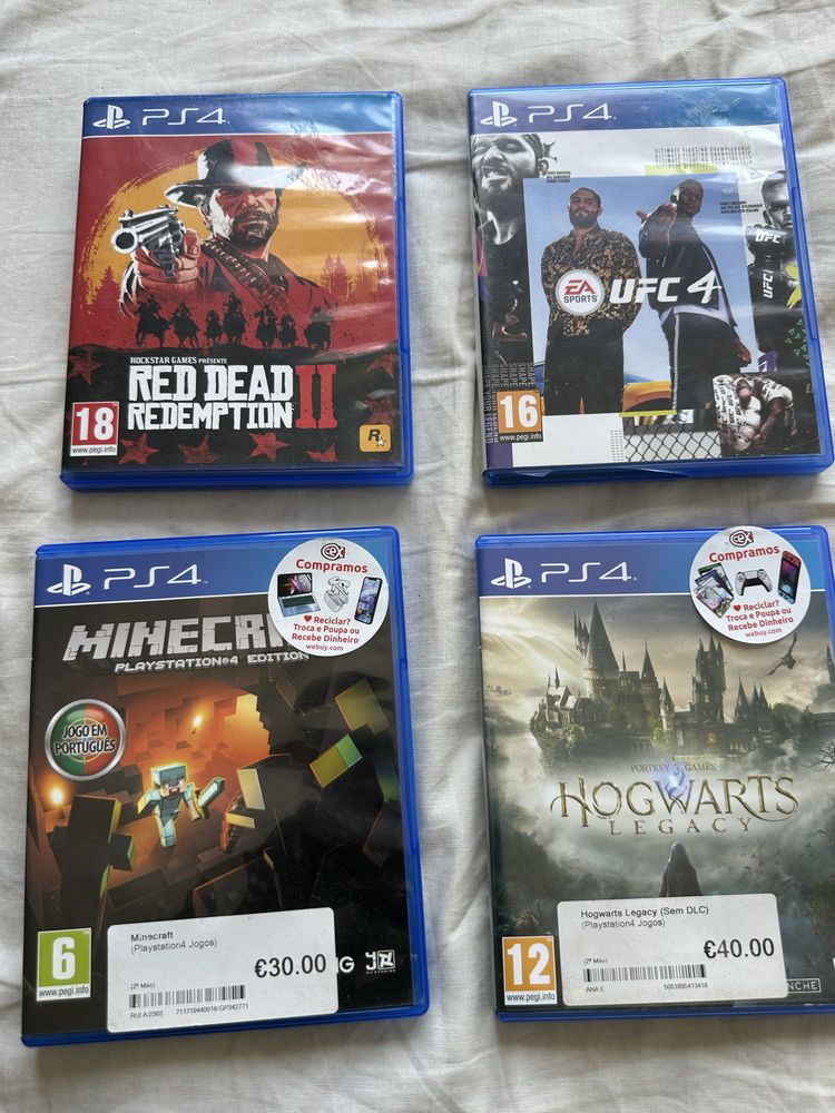 Jogos de Ps4 (Cada)