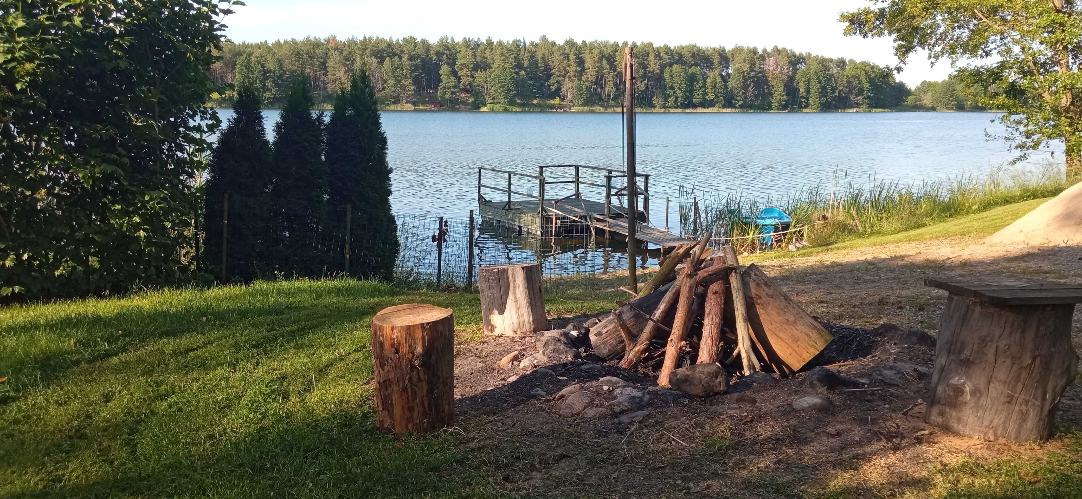 Mazury. Domek letniskowy, jezioro Sunowo, Ełk-Bartosze. 250 zł/doba.