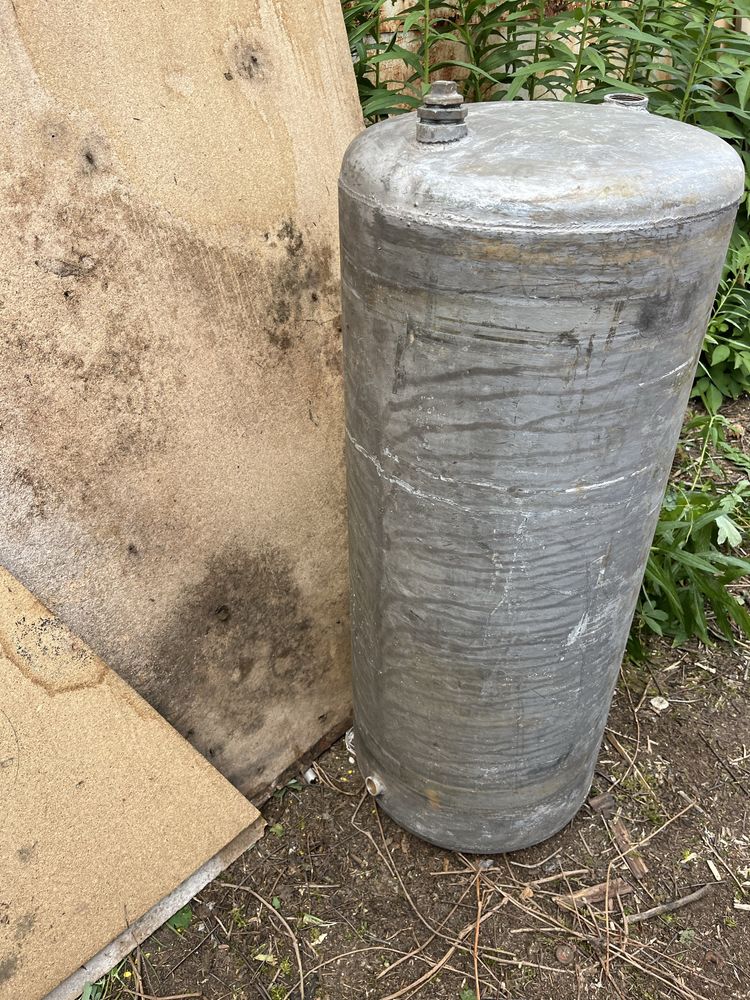 Zbiornik stalowy, gruby i ciężki walec 110x45cm