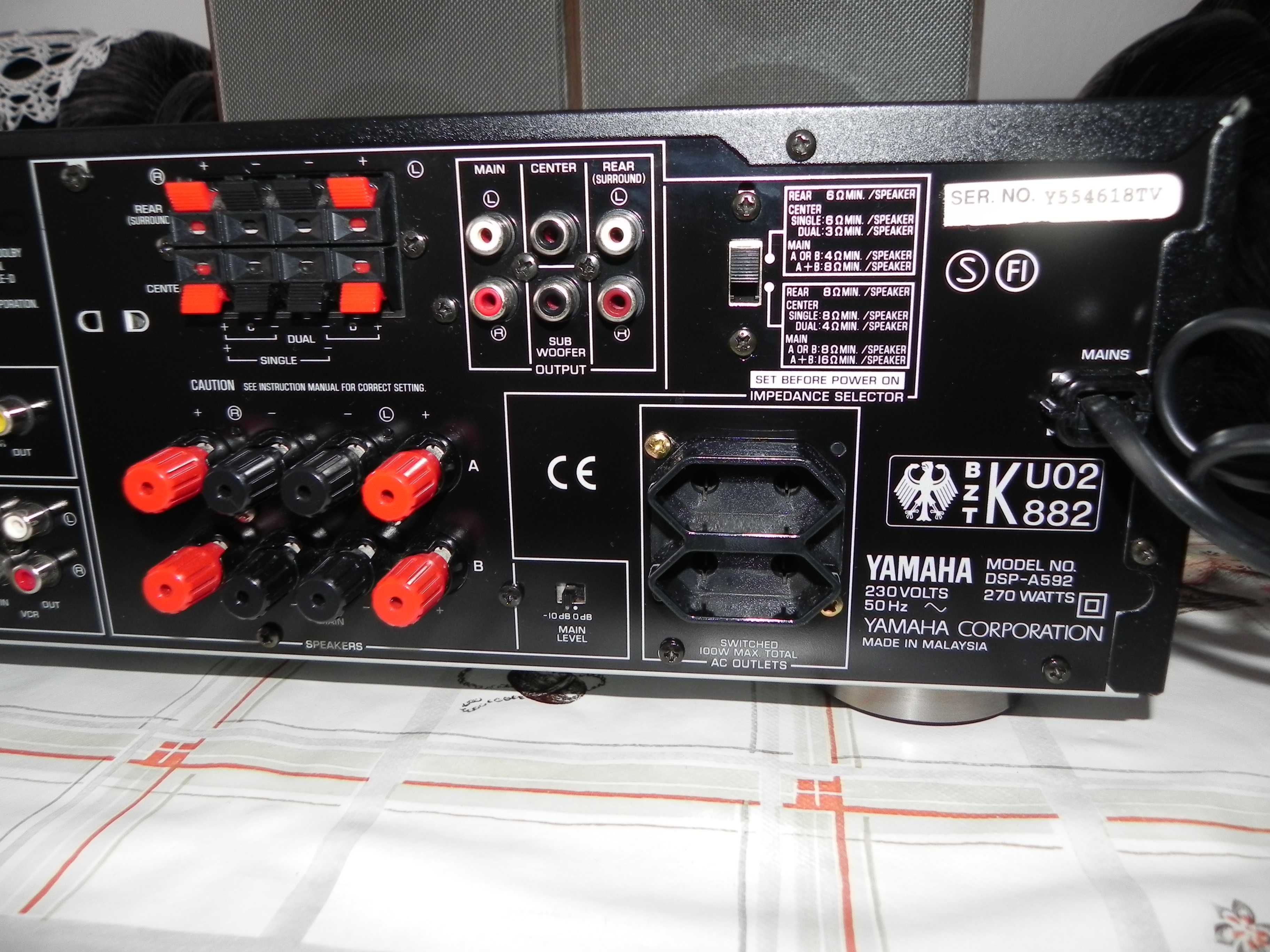 Wzmacniacz Yamaha DSP-A592  stan jak nowy!