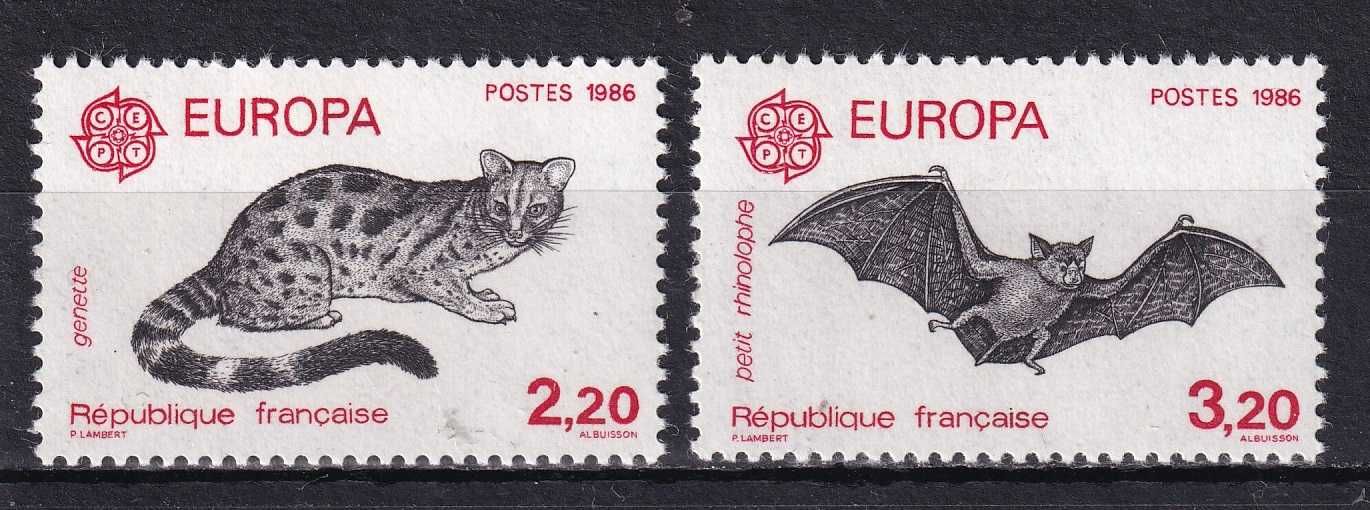 Francja 1986 cena 3,80 zł kat.3,50€ - fauna