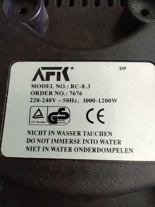 Grill elektryczny AFK 1200 W