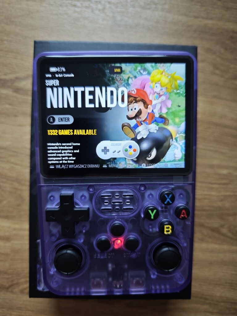 NOWA konsola retro, emulator PSP, PS1, GBC, NES, itd. 15 tyś gier+
