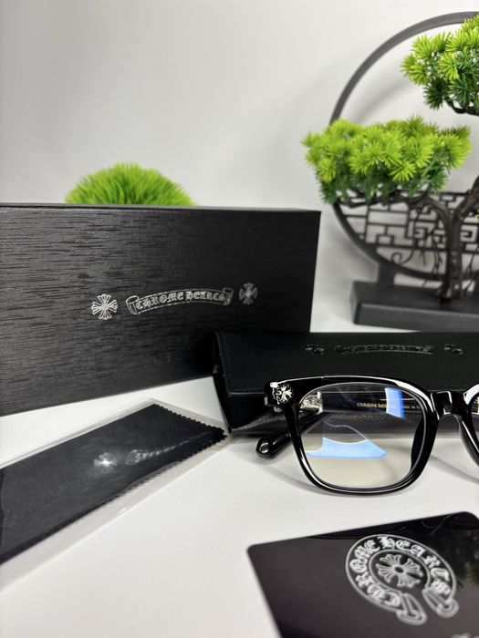 Очки Хром Хартс черные Chrome Hearts