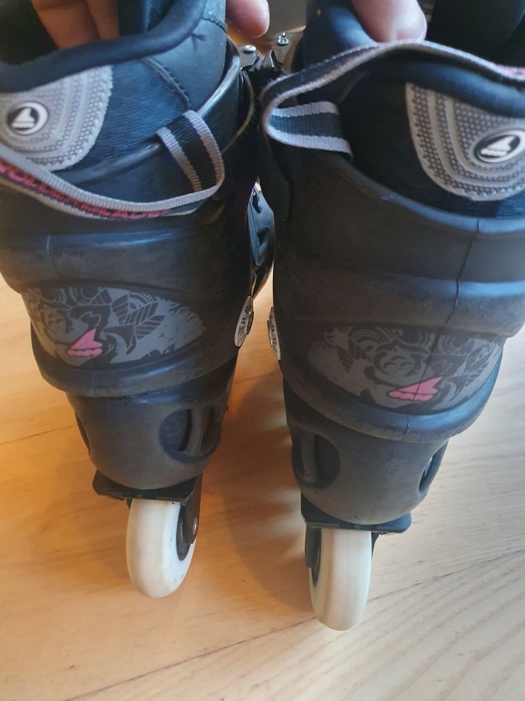 Rollerblade Twister r38.5 wk 245mm Sg7 supreme 80mm 85A Rolki Slalom