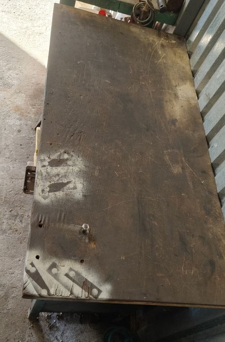 Stół warsztatowy garażowy metalowy 120/60/85 cm