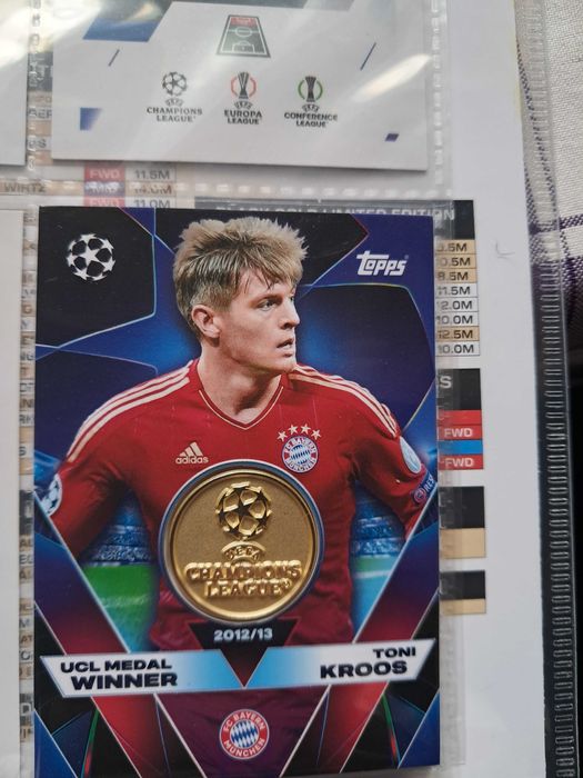 Relic card tony kroos , match attax 25/26