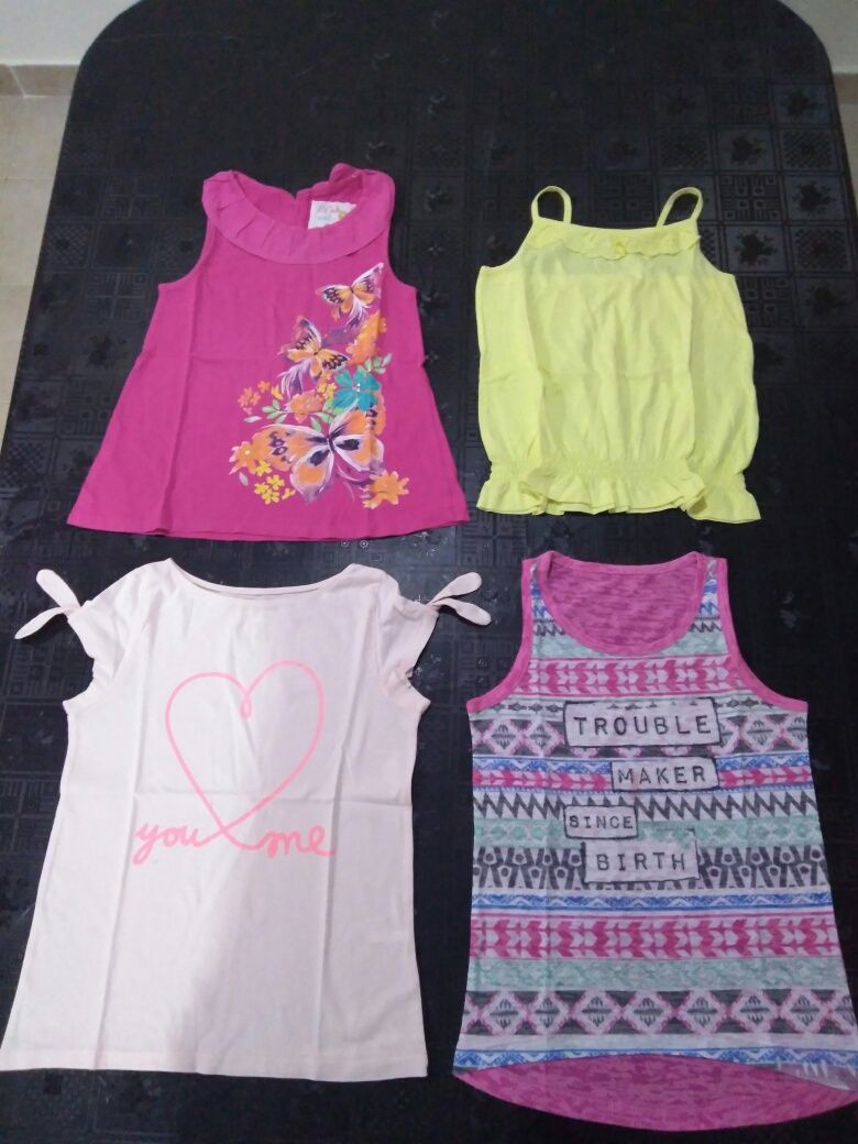 Blusas Alças para o Verão para Meninas de 8 e 9 Anos