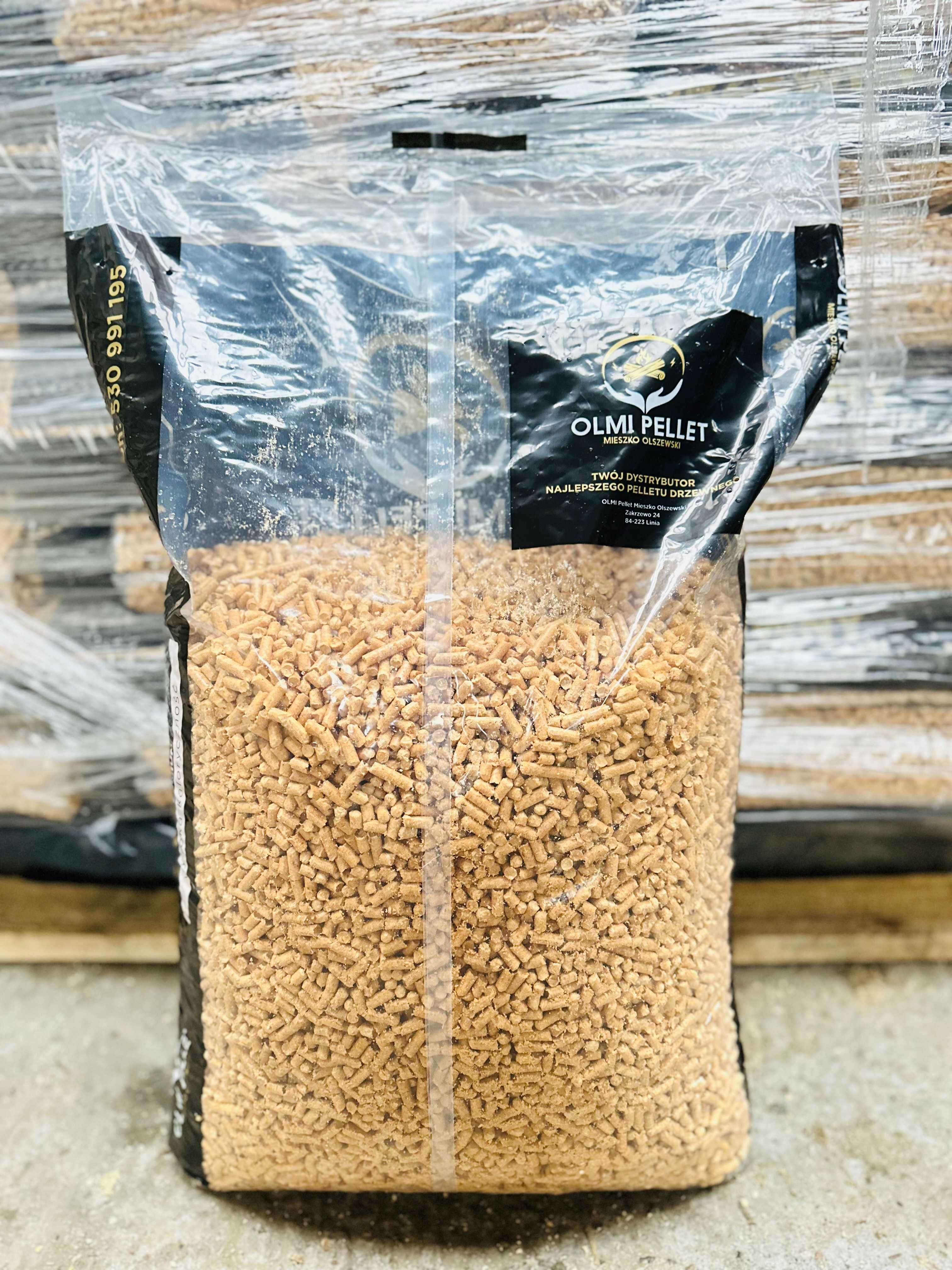 Pellet PRODUCENT "OLMI" - Certyfikat "Dobry Pellet" - Pelet sosna 6mm