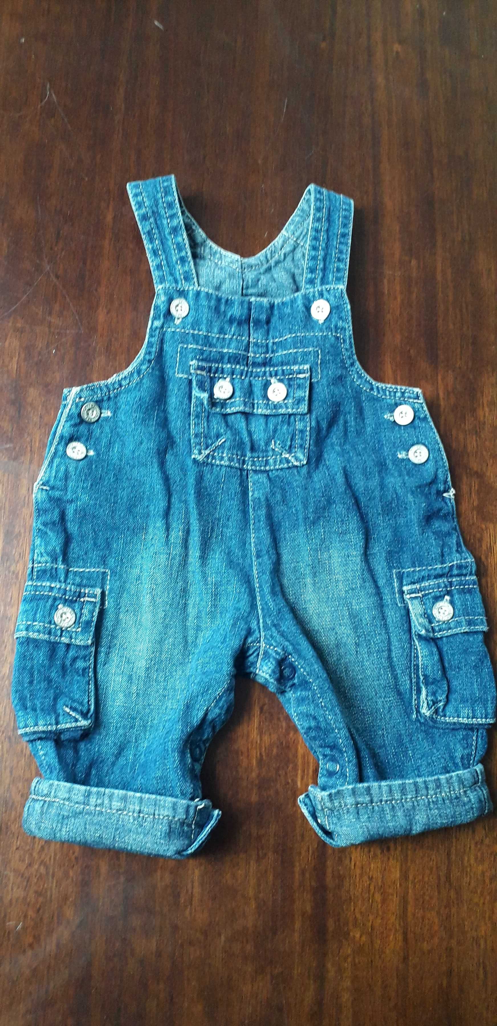 Komplet koszula + spodnie ogrodniczki jeans Cherokee 56