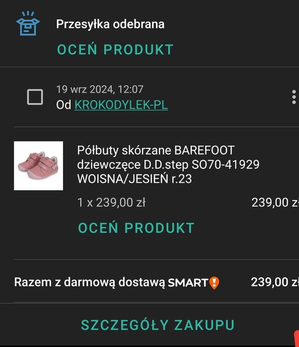 Buty barefoot DD Step 23