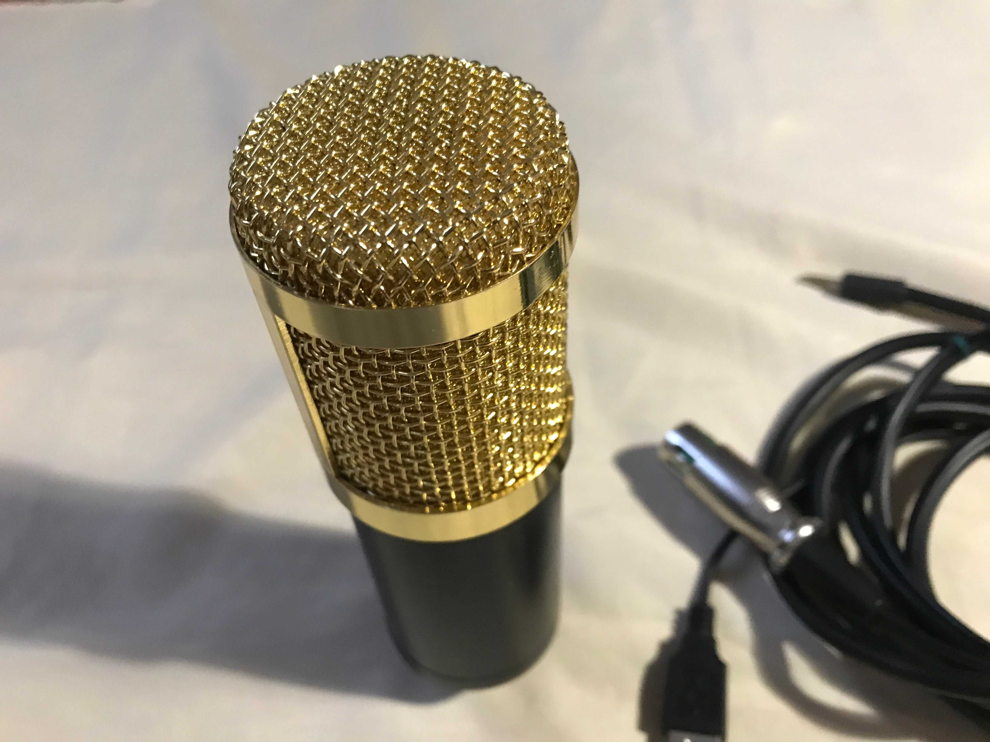 Микрофон конденс новый ВМ 800 Доработан до Студийного качества + паук