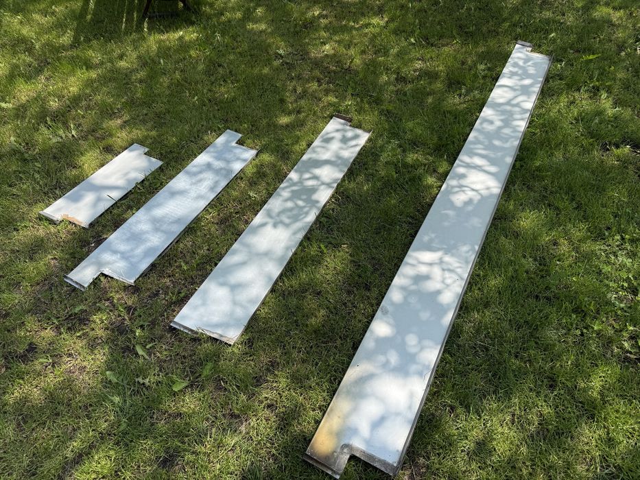 Parapety 14 sztuk blacha nierdzewna