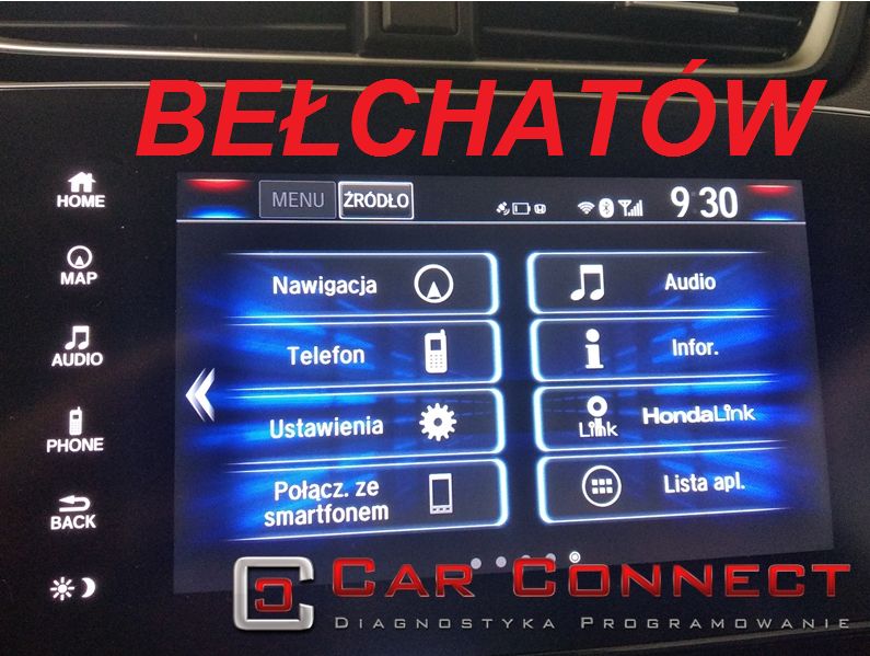 Honda CIVIC CRV Polskie menu android, Konwersja USA KANADA, Nawigacja