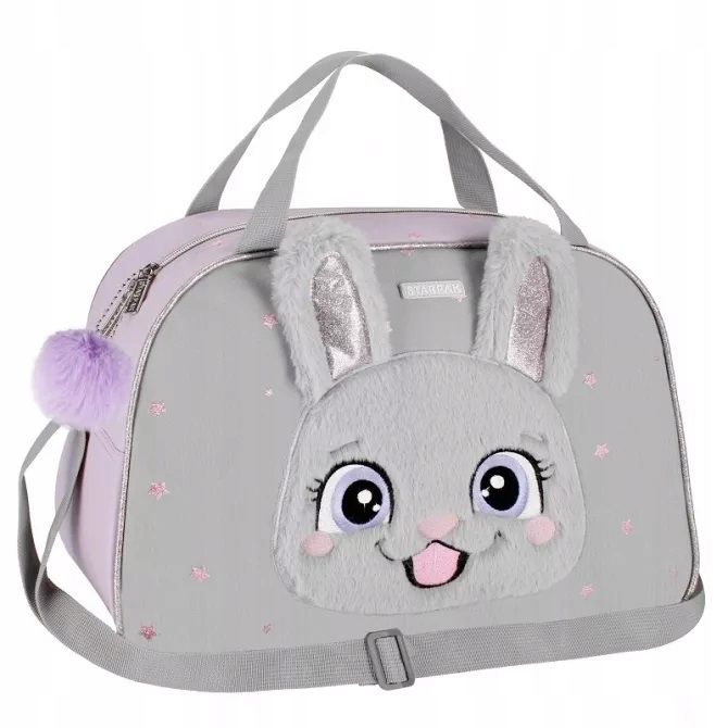 Torba Na Ramię Sportowa Rabbit Słodki Króliczek Pluszowe Uszy
