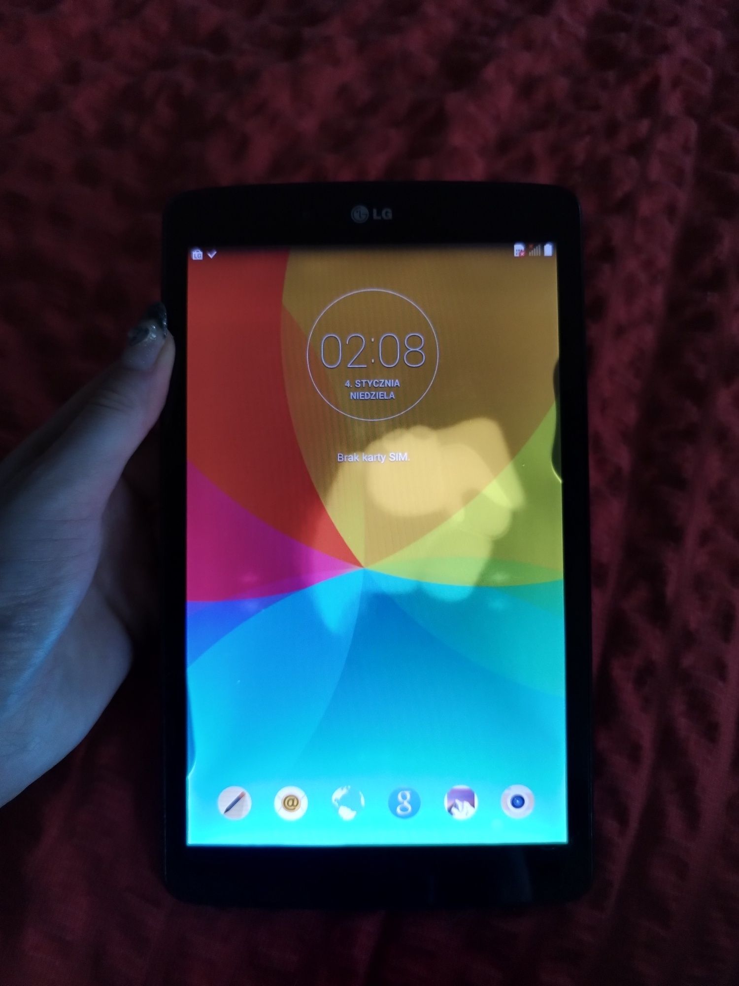 Tablet LG v490 sprawny