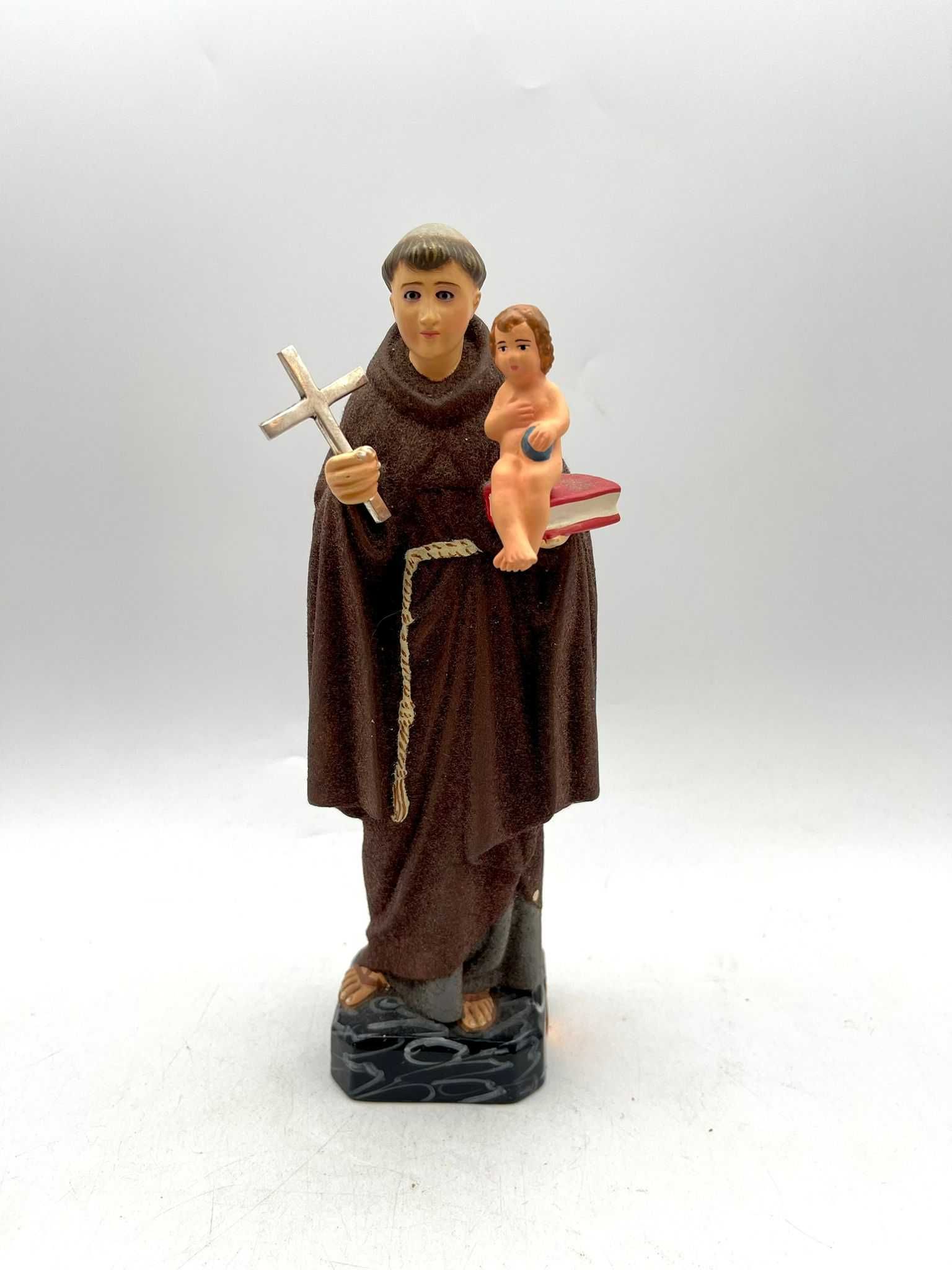 Imponente Escultura de Santo António com O Menino