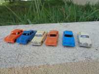 1:87 LIMA Lote de 6 carros mercedes pista comboio