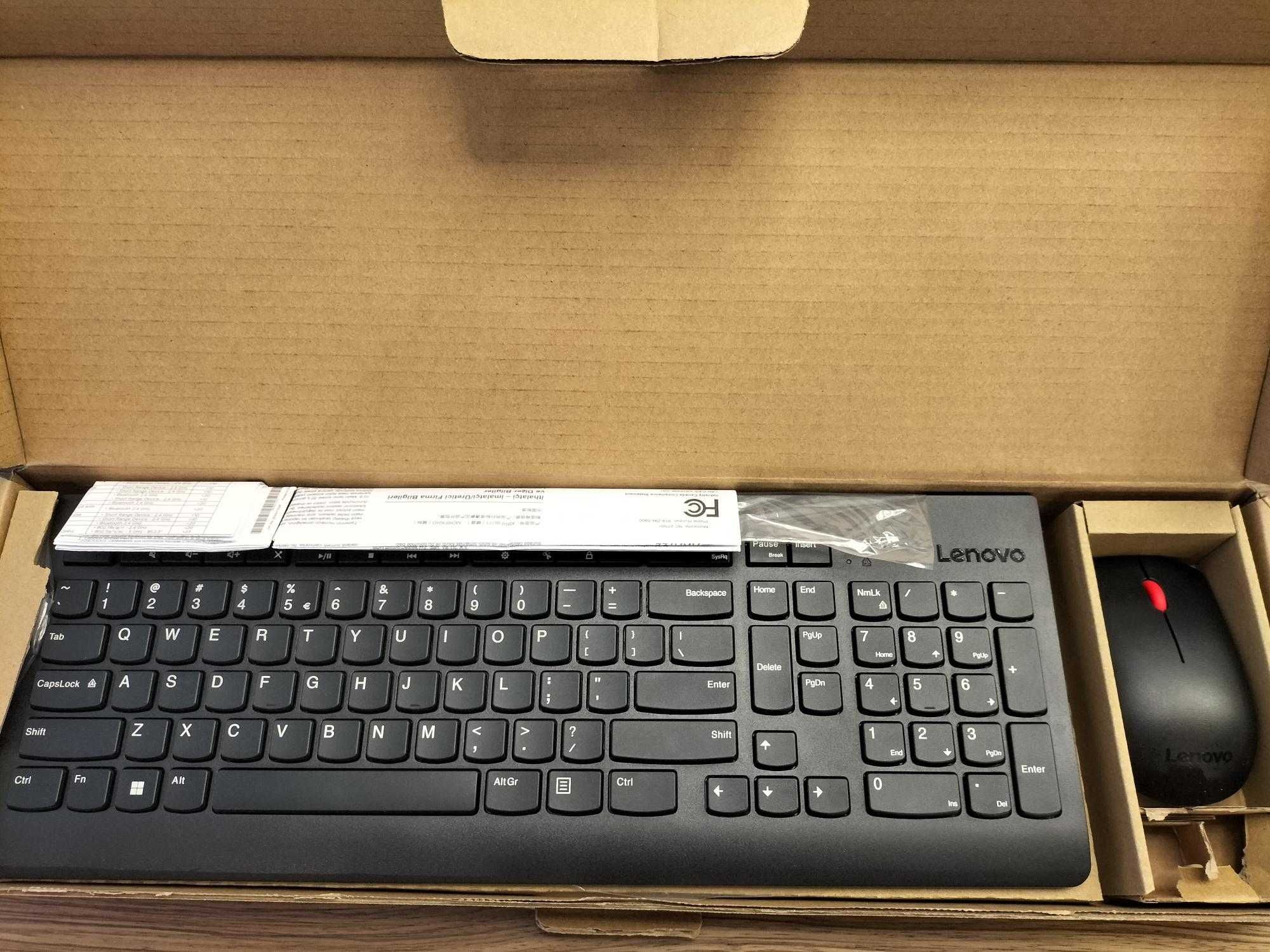 Lenovo bezprzewodowa klawiatura i mysz  (4X30M39497)