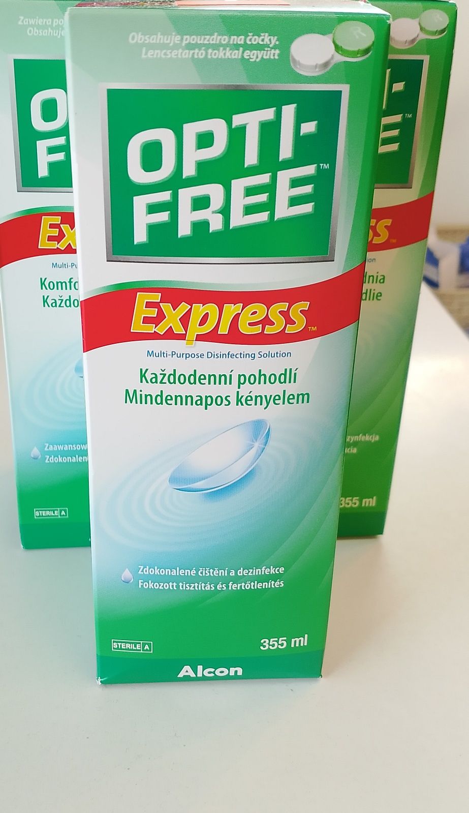 Płyn do soczewek kontaktowych Opti free Express 355ml NOWY