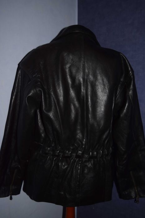 Kurtka czarna ramoneska vintage męska prawie nowa _L