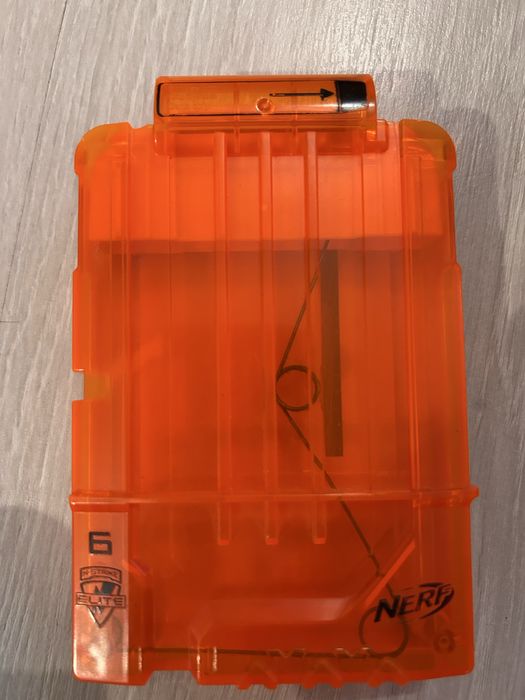 Nerf carregador 6 munições