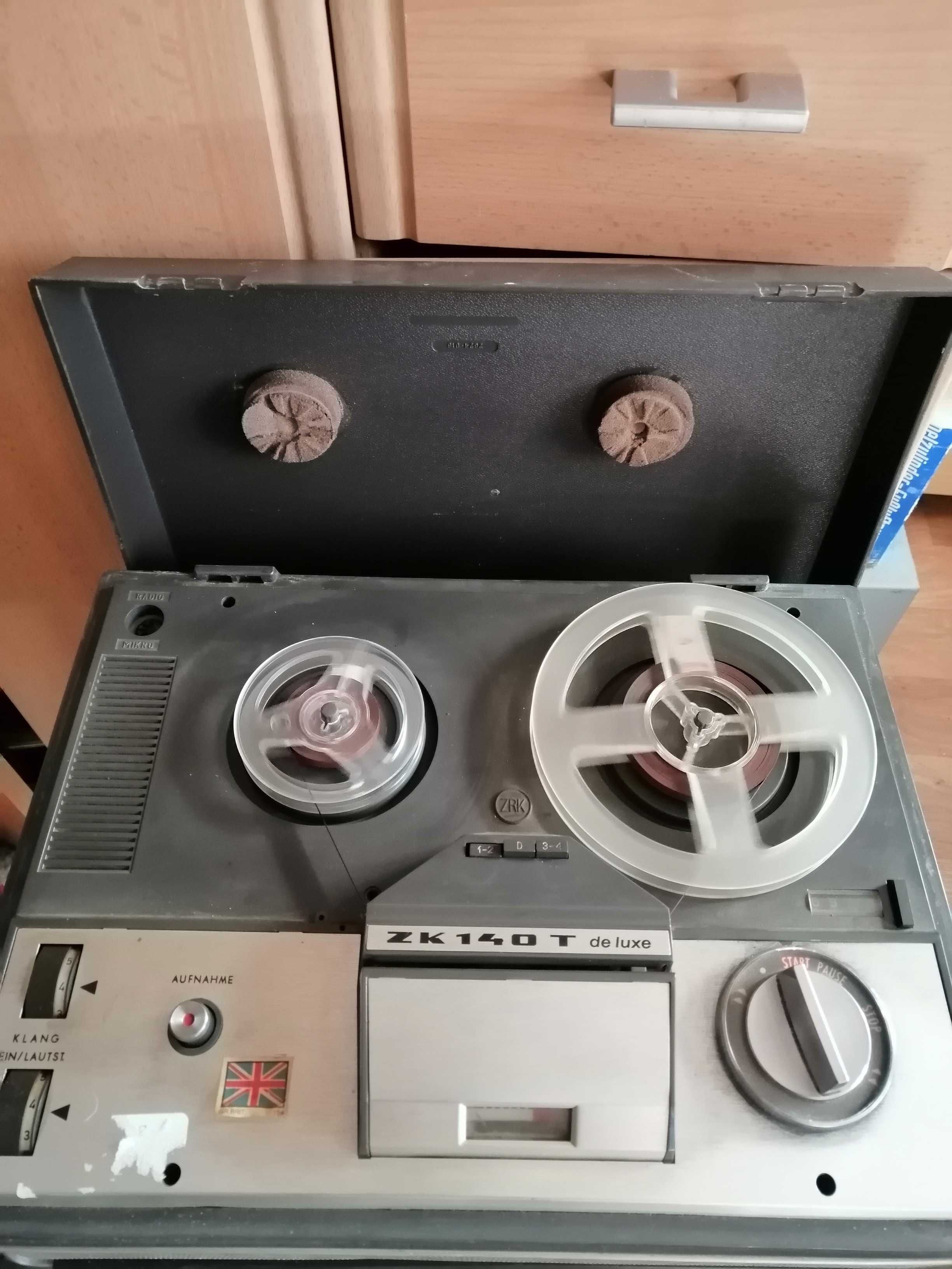 magnetofon szpulowy UNITRA ZK 140 T de luxe wersja eksportowa