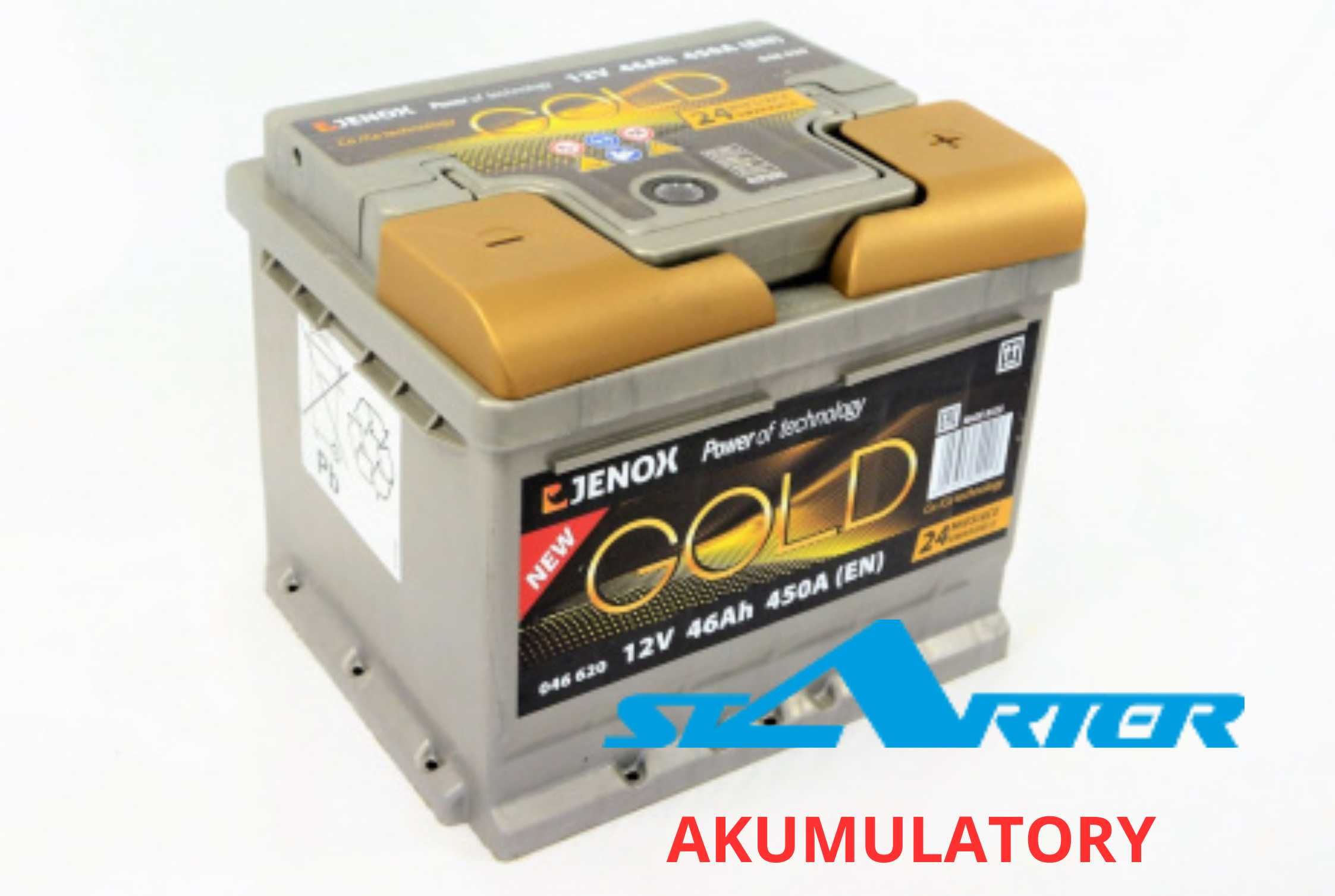 Akumulator JENOX Gold 46Ah 440A Sandomierz