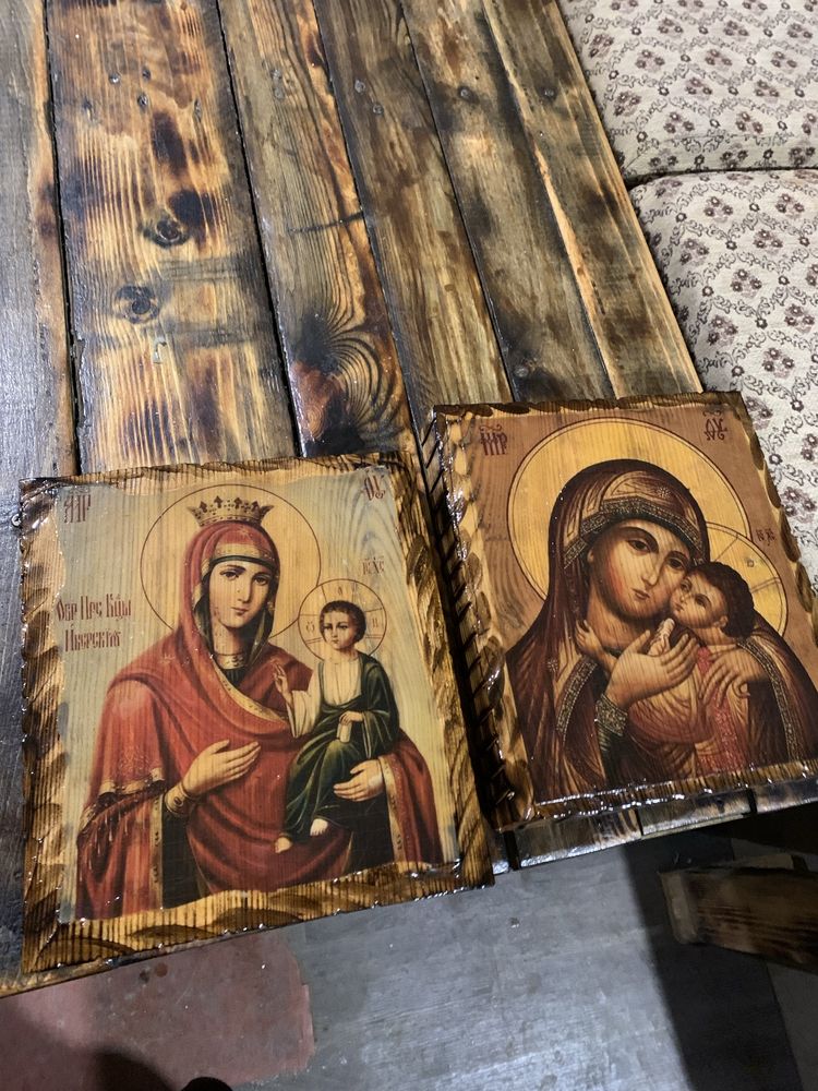 Икона ручная работа.