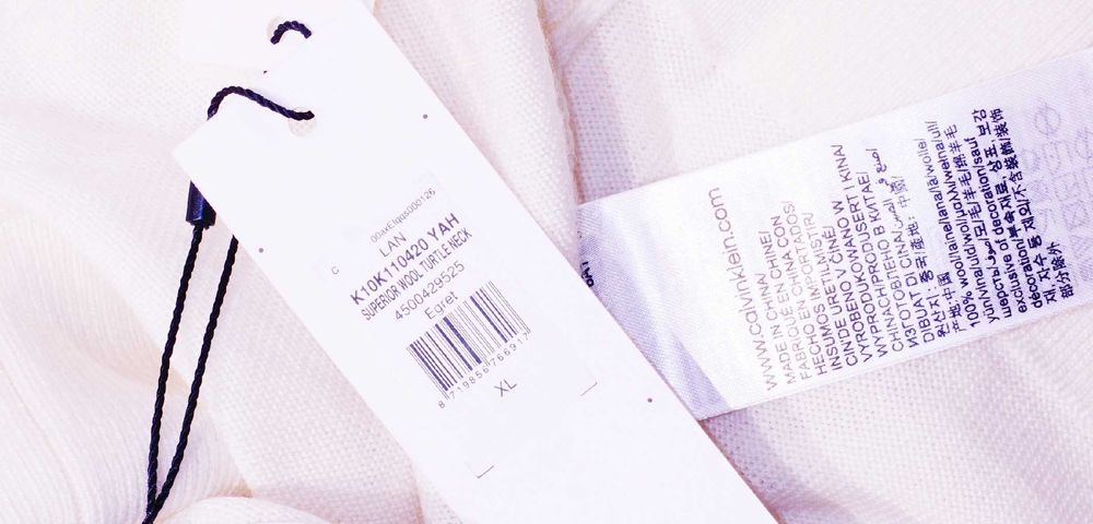 Calvin Klein golf sweter XL  merino CK smedley hugo billionaire gucci