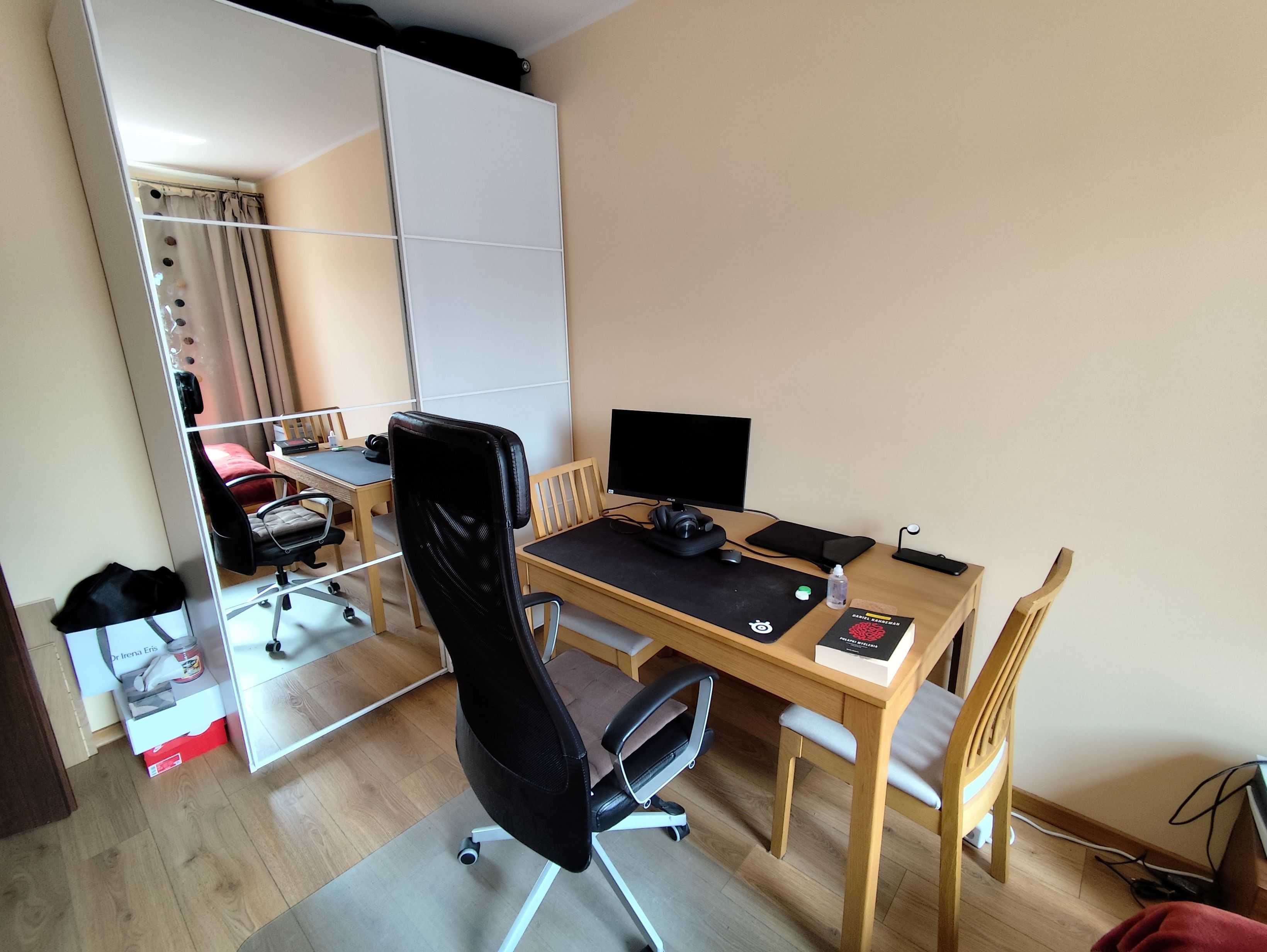 Ładnie wykończone, umeblowane, dwa niezależne pokoje pokoje, 52m2