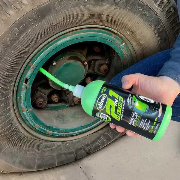 Герметик для камер та безкамерок Slime Premium 2-in-1, 946 мл