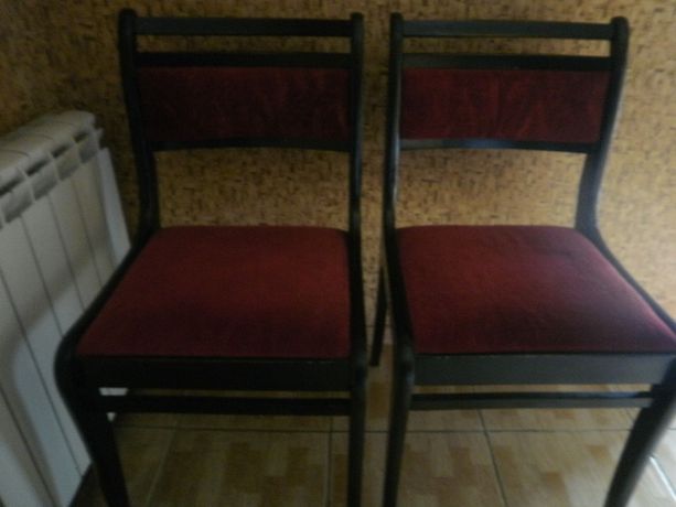 krzesło tapicerowane, 6 sztuk