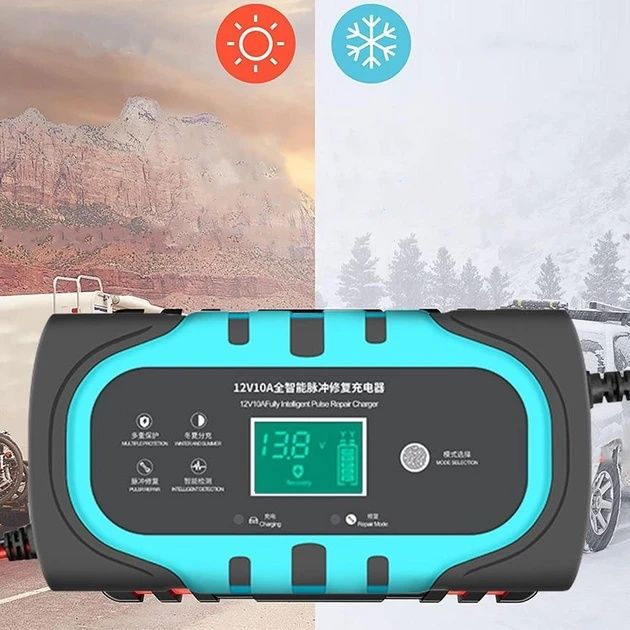 Зарядний пристрій AC/DC для заряду акумулятора до 100А автомобіля 12V/