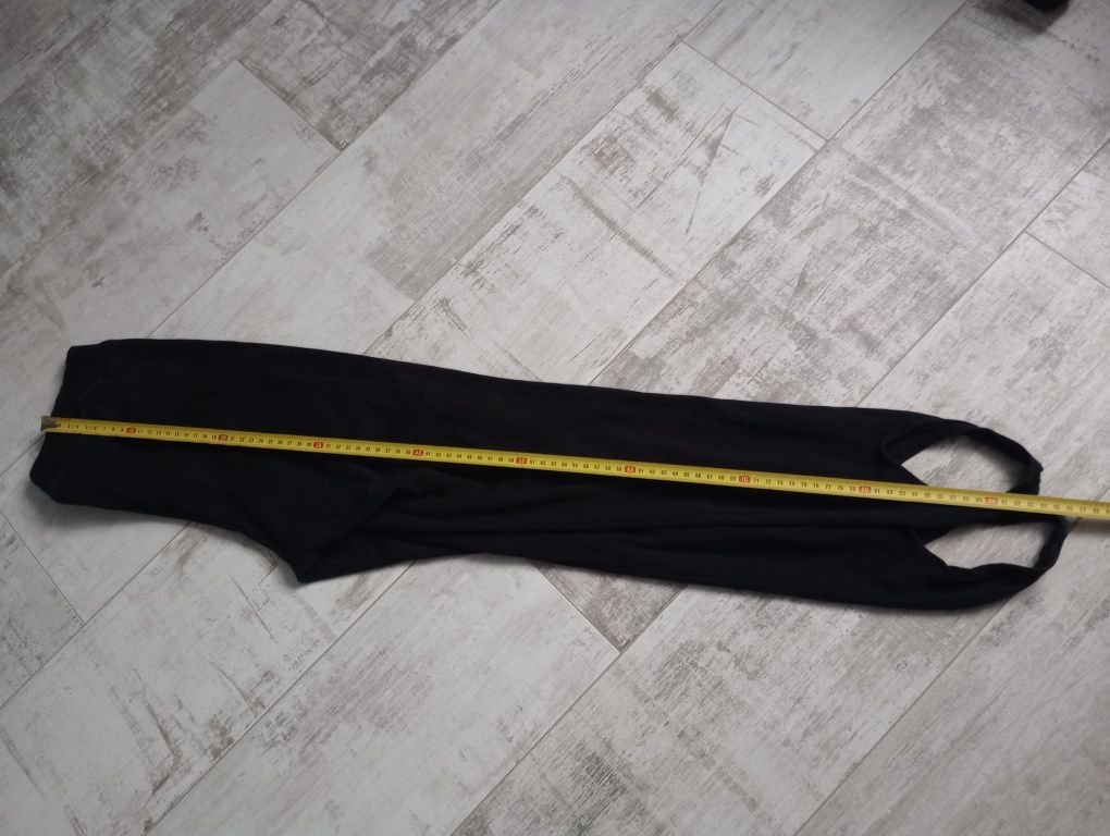 Legginsy getry bawełniane prążek 42/44 prążkowane jeździeckie zapietek