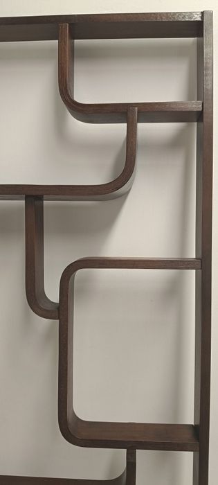 ścianka kwiatowa Ludvik Volak Holesov design vintage półka