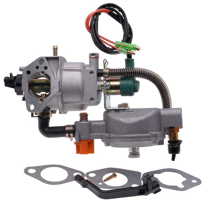 Карбюратор генератора 188F, 190F 5.0-7.0 kWt + газовый редуктор gen282