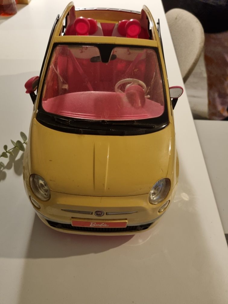 Samochód barbie fiat 500