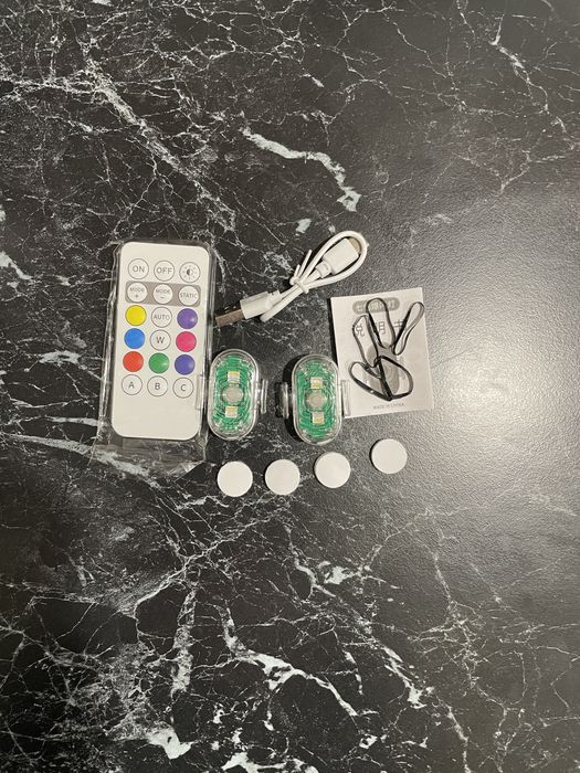 Універсальні LED стробоскопи з пультом (2 шт.)