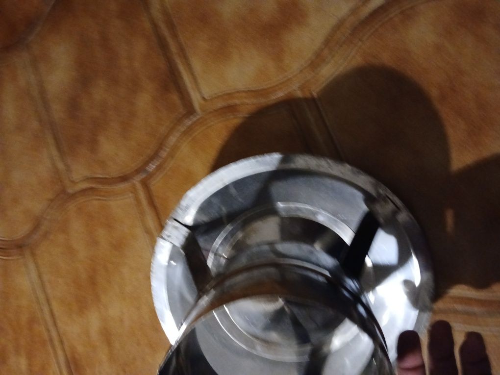 Chapéu de chaminé em inox.