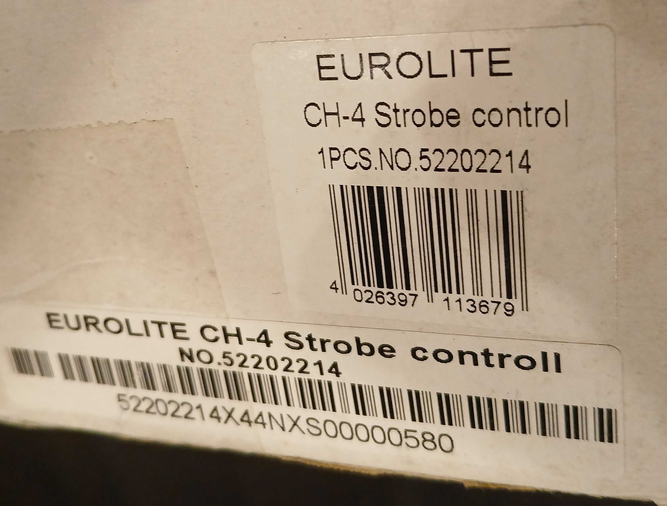 Eurolite CH-4 cztrokanałowy sterownik stroboskopów